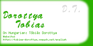 dorottya tobias business card